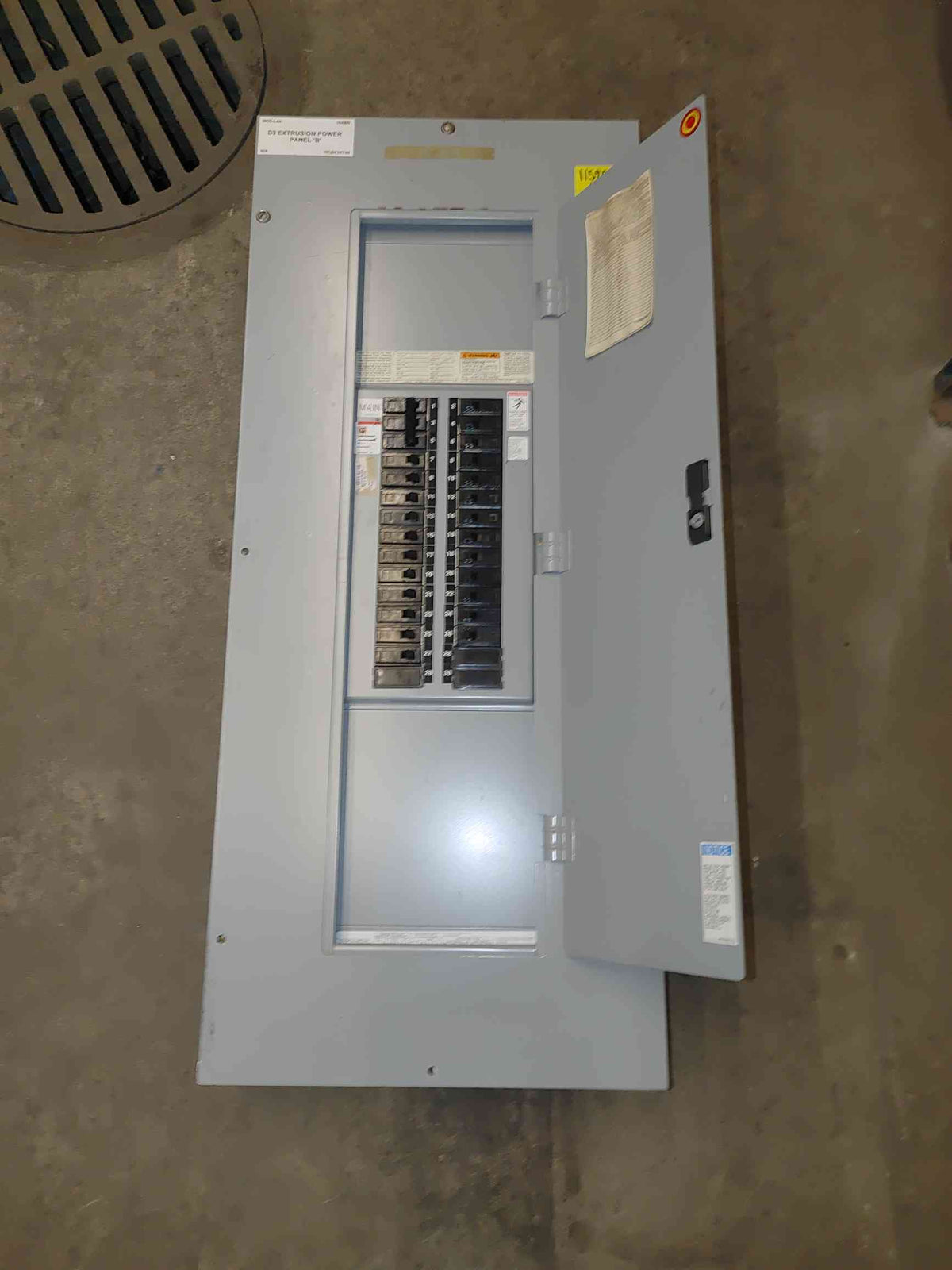 Cutler-Hammer Pow-R-Line PRL1a 100A 3PH Panelboard 208Y/120V Loaded W Breakers
