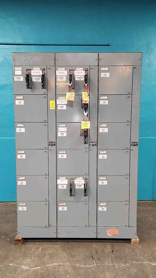 Allen Bradley Centerline 2100 MCC-Motor Control Center 3 Section 800A 600V 3PH