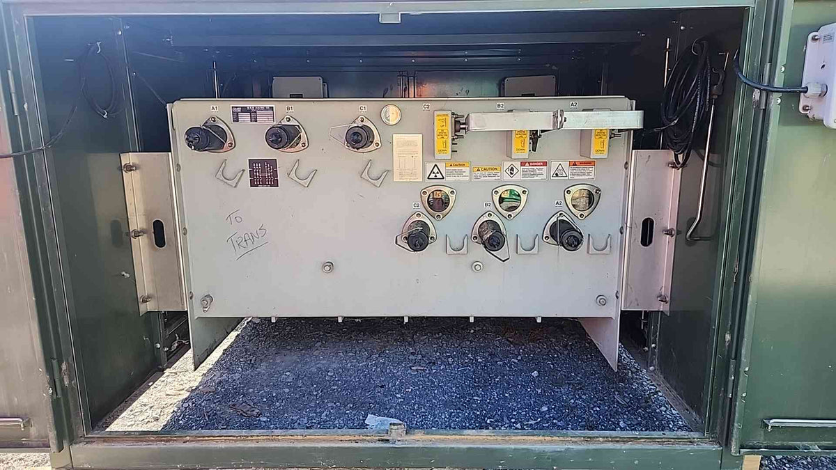 GW Electric PVI41-376-12-12 15.5kV 600A 4-Way SF6 Padmount Switchgear Enclosure