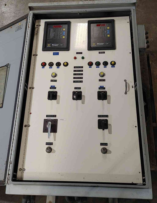 Square D PowerLogic Circuit Monitor Substation Control Panel 34kV Switchgear