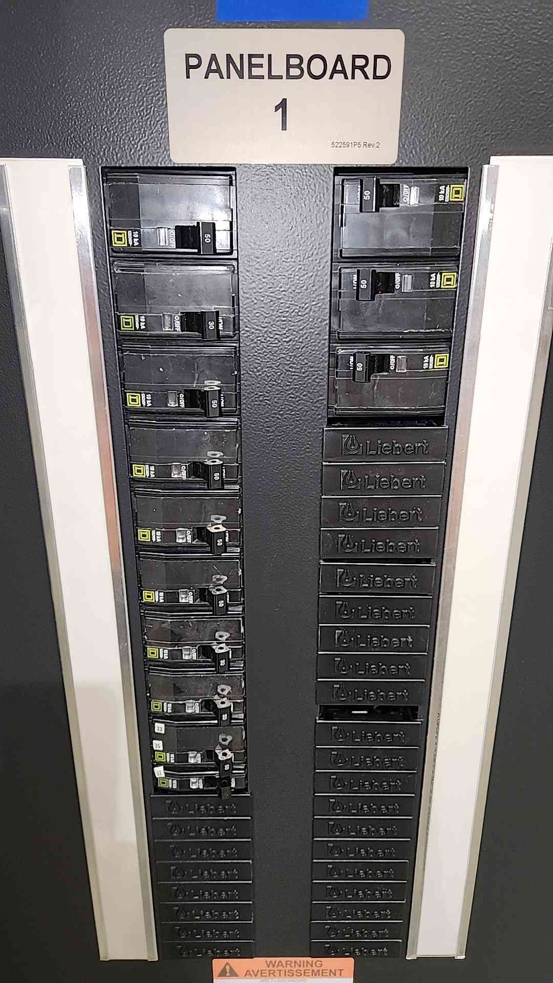 Liebert PPC 150kVA Data Center PDU 480V 208V PPA150C w/ EXC Side Panel Cabinet