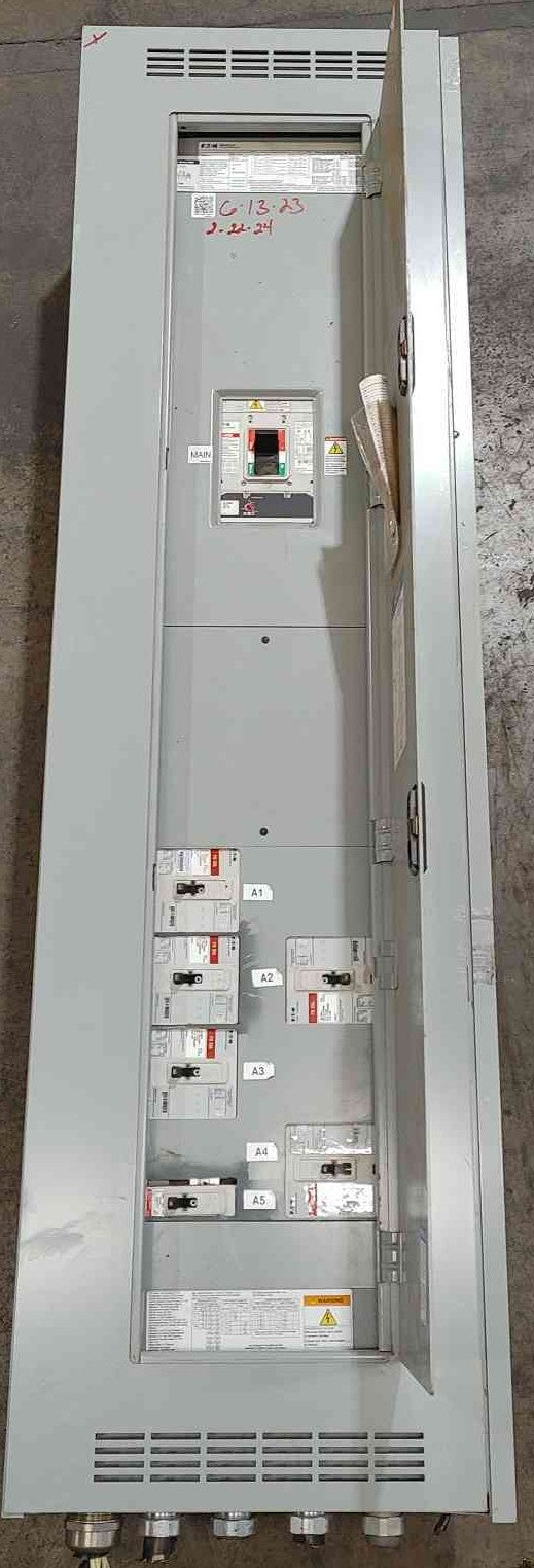 Eaton PRL3a Panelboard 600A 480Y/277V 3Ph L630E Main w/ FD3150 EHD Breakers 600 Amp
