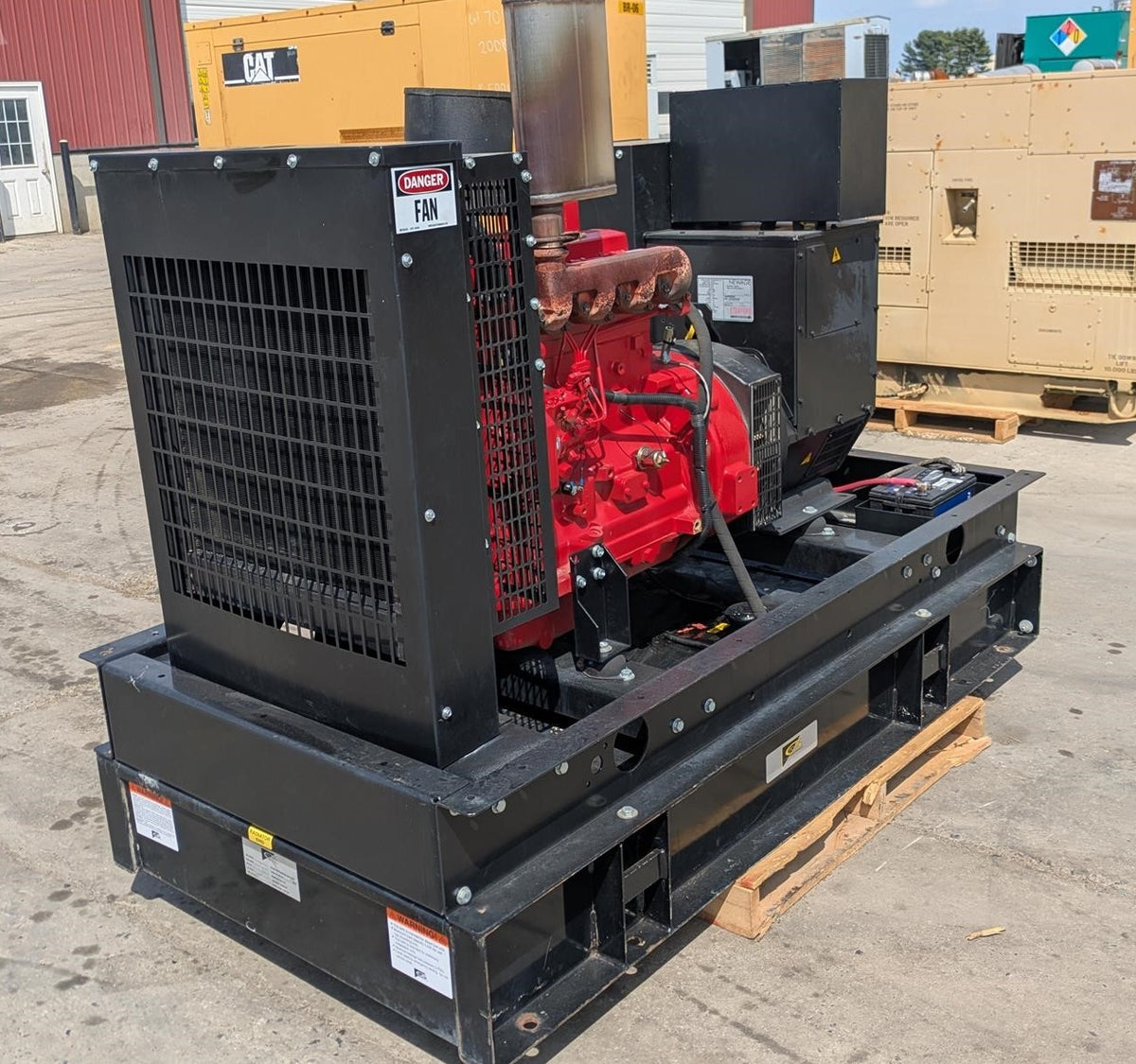 2005 Baldor 45kW Single Phase Diesel Generator John Deere 36 Hrs - GTCH1010