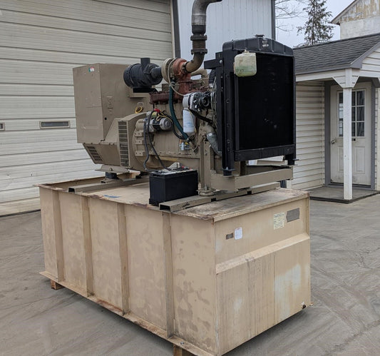 Cummins 100kW Diesel Generator 6BT5.9 Engine 3884 Hrs Reman - GTCH1025