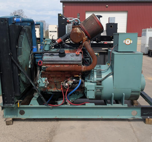 1991 Detroit 250kW Diesel Generator 8V92T Engine Open Skid 395 Hrs - GTCH1031