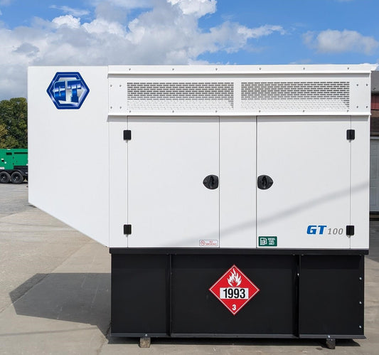 NEW 2025 FPT GT100 100kW Enclosed Diesel Genset w/ Fuel Tank 0 Hrs - GTCH1038
