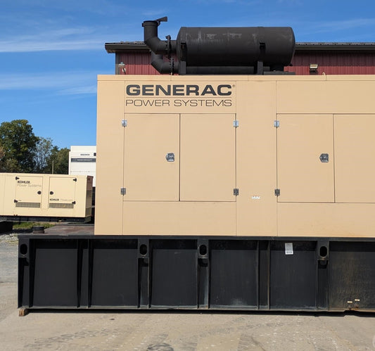 2009 Generac 600kW Diesel Generator Doosan V12 Engine Enclosed 342 Hrs - GTCH1044