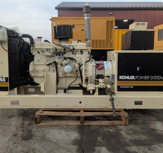 1999 Kohler 45RZ82 41kW Natural Gas LP Generator Open Skid 602 Hrs - GTCH1057