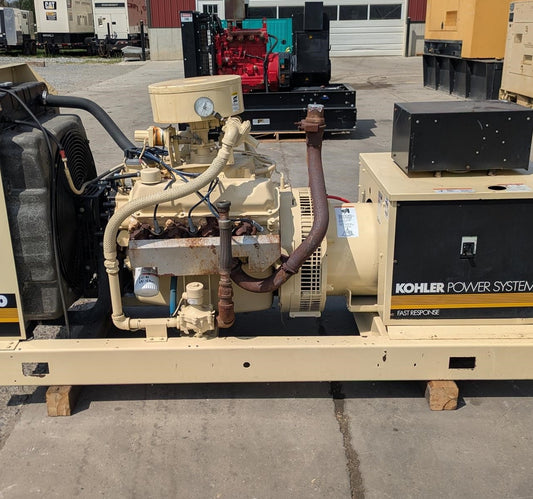 1994 Kohler 60RZ272 60kW Natural Gas LP Generator Open Skid 738 Hrs - GTCH1058