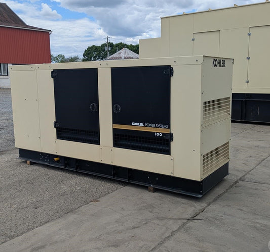 2012 Kohler 100REZGD 100kW Natural Gas LP Generator Enclosed 403 Hrs - GTCH1060