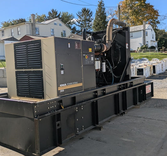 2013 Kohler 350ROZJ 350kW Diesel Generator John Deere Open Skid 252 Hrs - GTCH1062