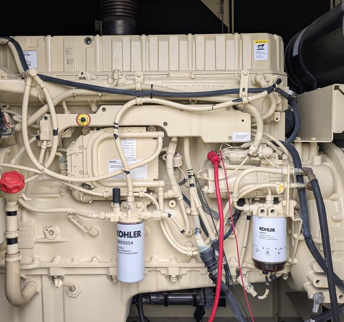 2007 Kohler 400REOZVC 360kW Diesel Generator Volvo Engine 210 Hrs - GTCH1065