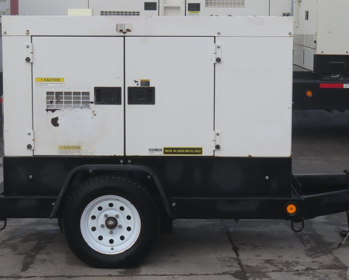 2017 MultiQuip DCA-25SSIU4F 20kW Mobile Diesel Generator 9727 Hrs - GTCH1072