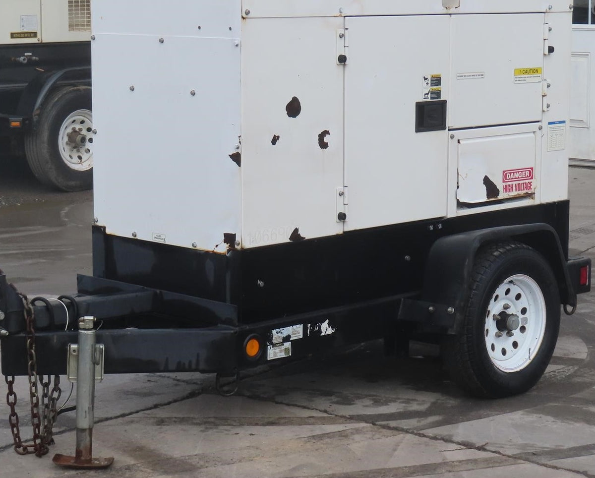 2017 MultiQuip DCA-25SSIU4F 20kW Mobile Diesel Generator 9727 Hrs - GTCH1072