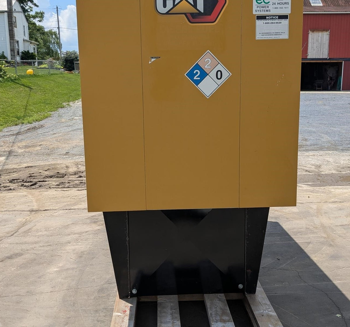 2002 Olympian D60P3S 60kW Single Phase Diesel Generator Enclosed 757 Hrs - GTCH1082