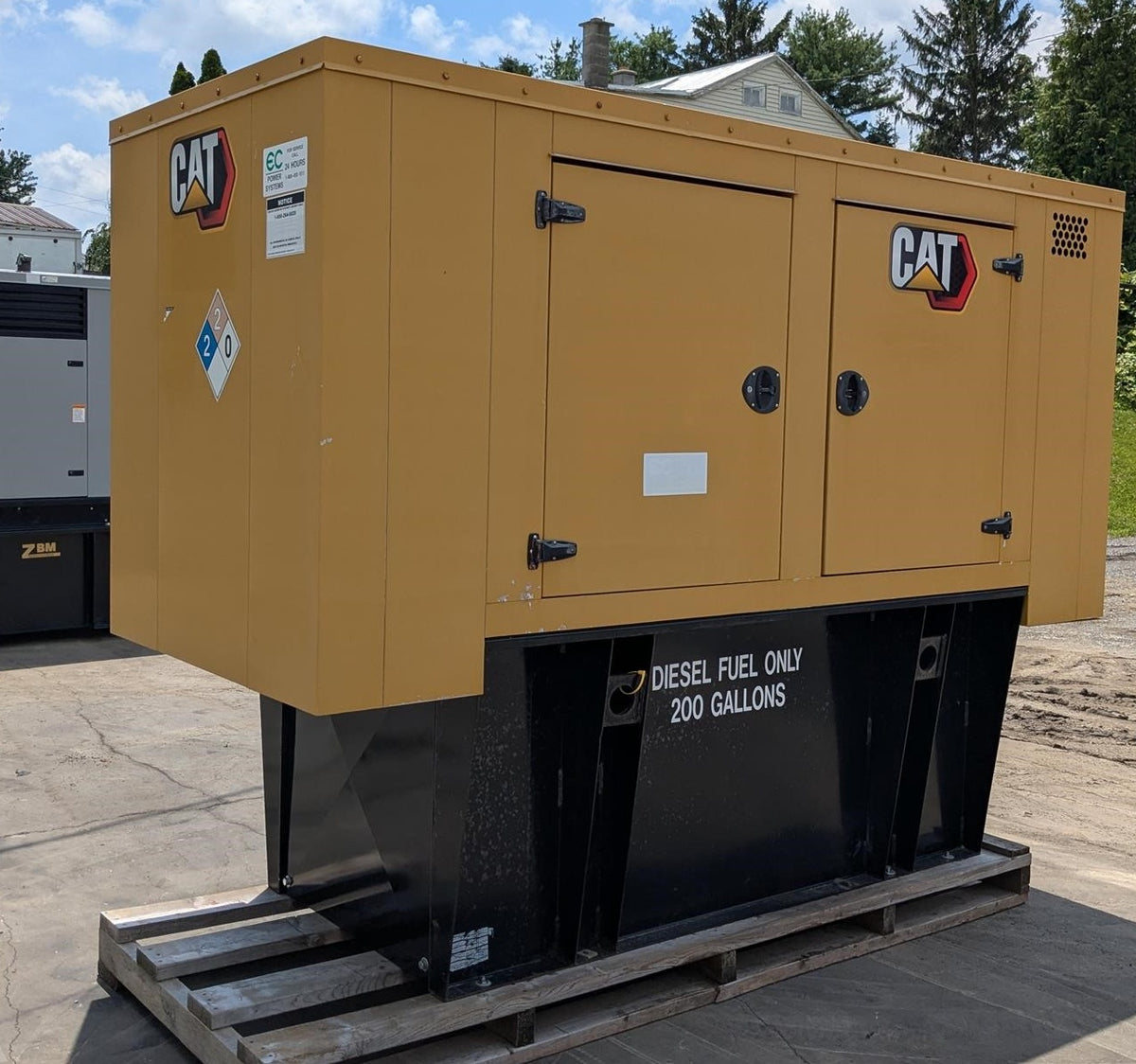2002 Olympian D60P3S 60kW Single Phase Diesel Generator Enclosed 757 Hrs - GTCH1082