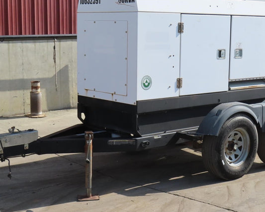 2017 Wacker Neuson G50 38kW Mobile Towable Diesel Generator 21057 Hrs - GTCH1090