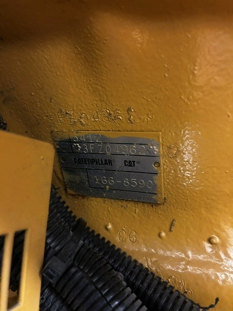 Caterpillar 3412 600 kW Diesel Generator Set 480V Standby Low Hours Base Tank