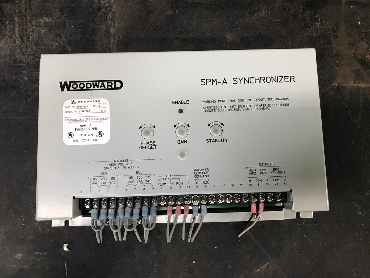 Woodward Synchronizer for Parallel/Loadsharing Capabilities DSLP1006