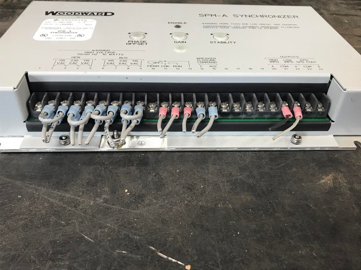 Woodward Synchronizer for Parallel/Loadsharing Capabilities DSLP1006