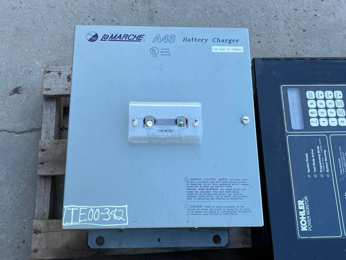 La Marche Model A46 Battery Charger for 2MW Cummins Gensets