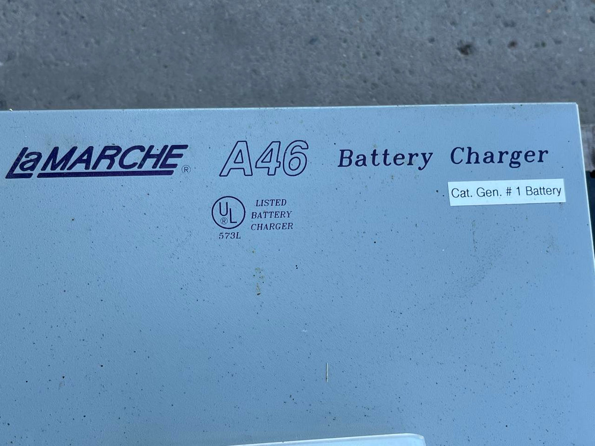 La Marche Model A46 Battery Charger for 2MW Cummins Gensets