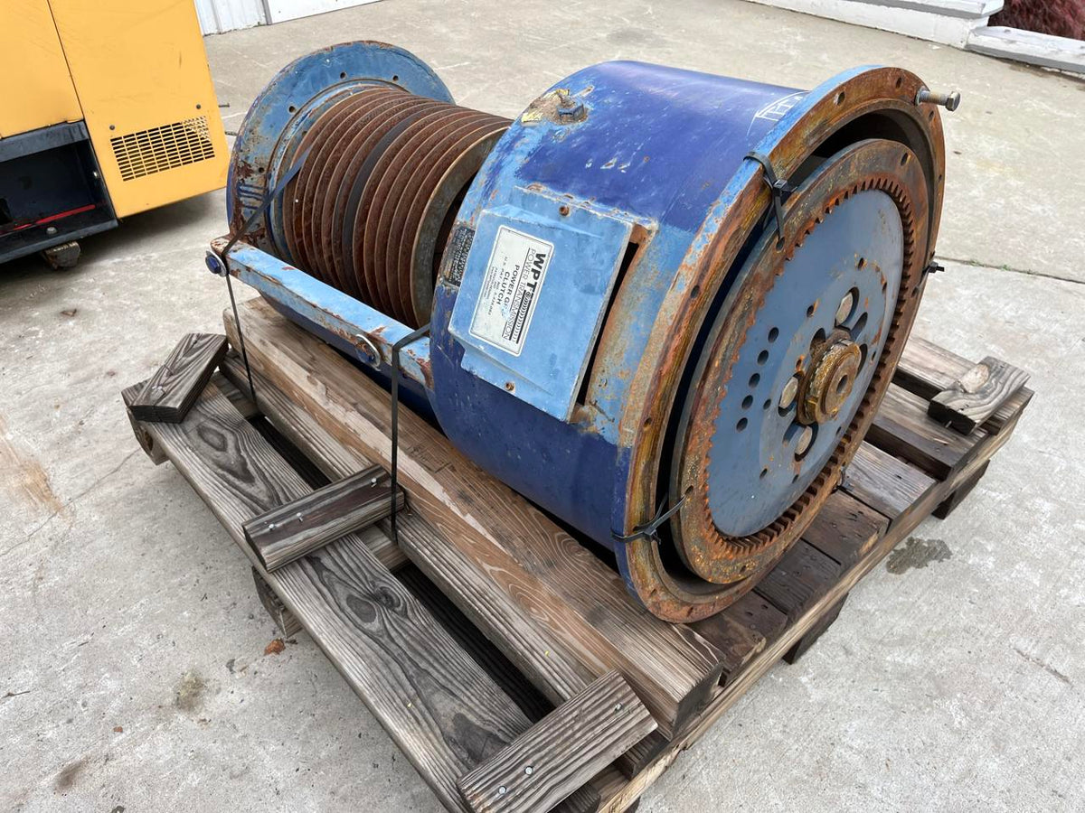 PTO Clutch for Industrial Engine up to 1000 HP w/ Outboard Bearing for Heavy Side Load Application w/ Air or Hydraulic Engage and Disengage DSLP1016