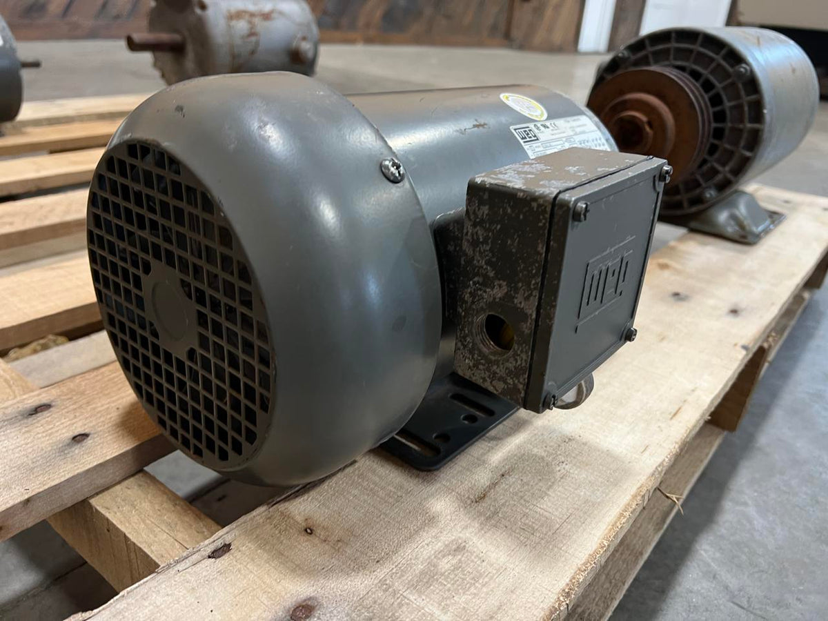 WEG AC Electric Continuous Duty Motor, 3 HP, 3450 RRPM, Year – 2005