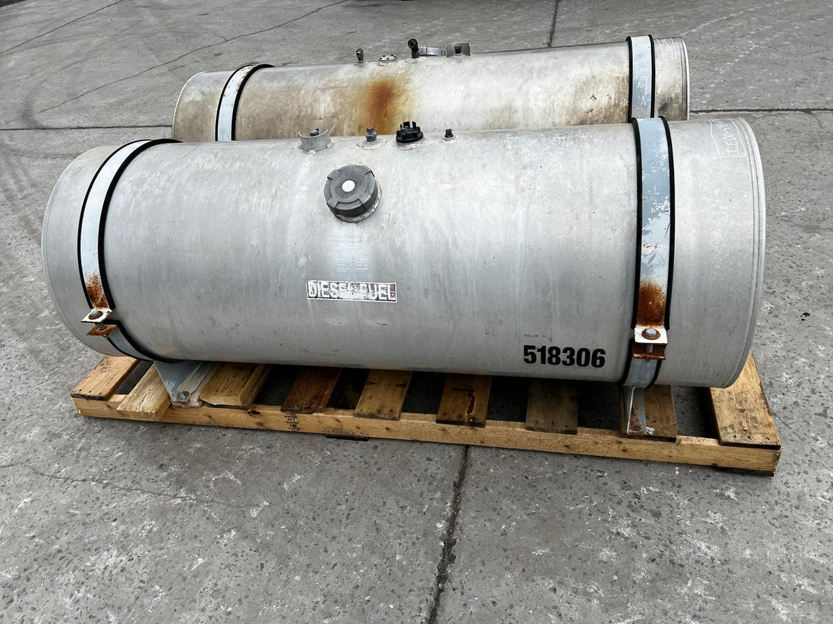 150 Gallon Saddle Diesel Tanks with Mounts, Good for Road Trucks, 2 available – the price is for 1.