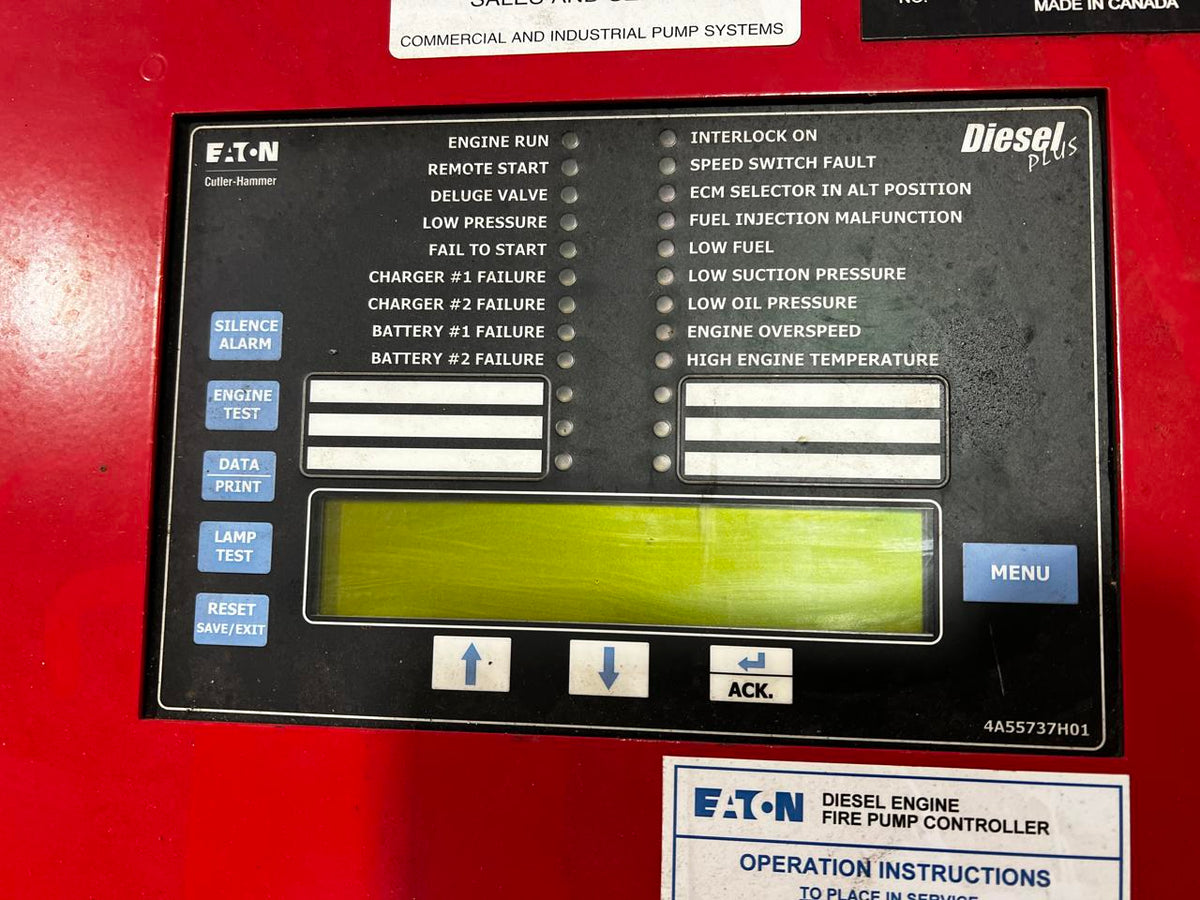 Eaton/Cutler Hammer Fire Pump Controller