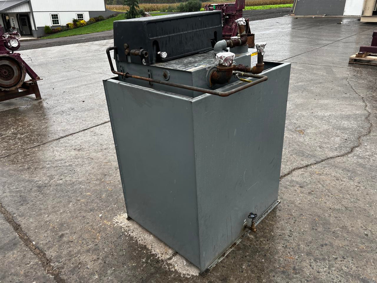 100 Gallon Good Used Diesel Fuel Tank with Electric Fuel Pump.  Double Wall with Containment Tank.