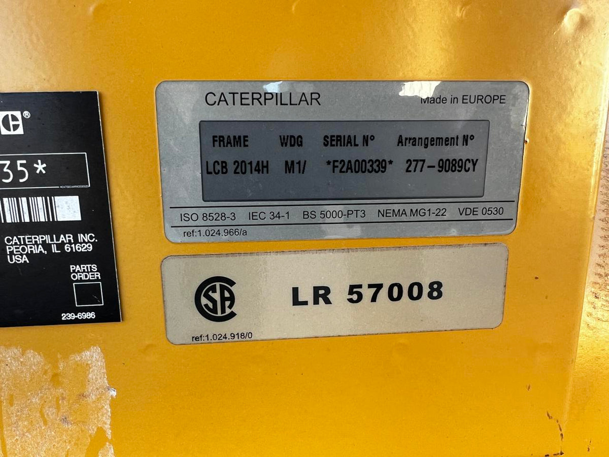CAT Generator Head, 60 kW, Good Used Tested, 1 Phase Only