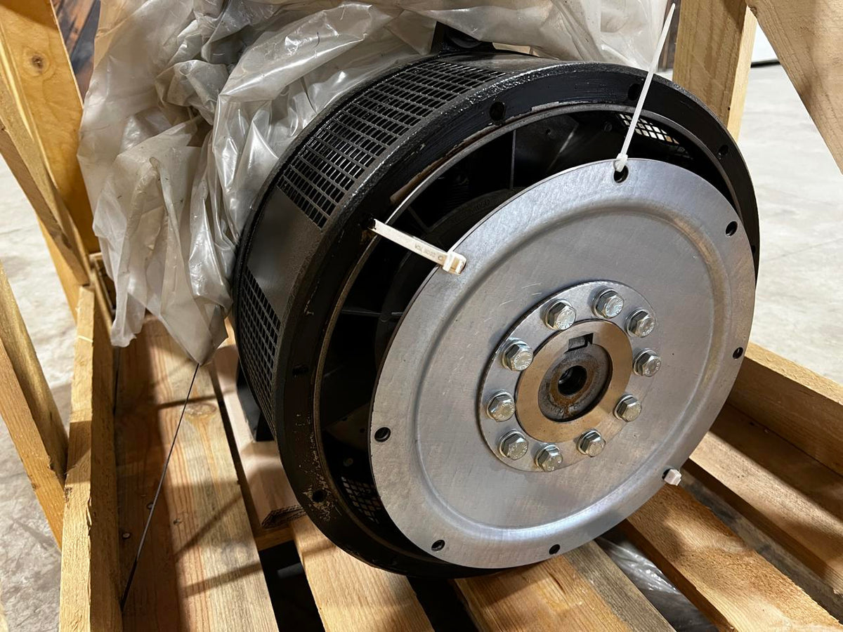 _100 kW Unused Marelli Generator Head, 12 Wire Reconnectable 120 to 480