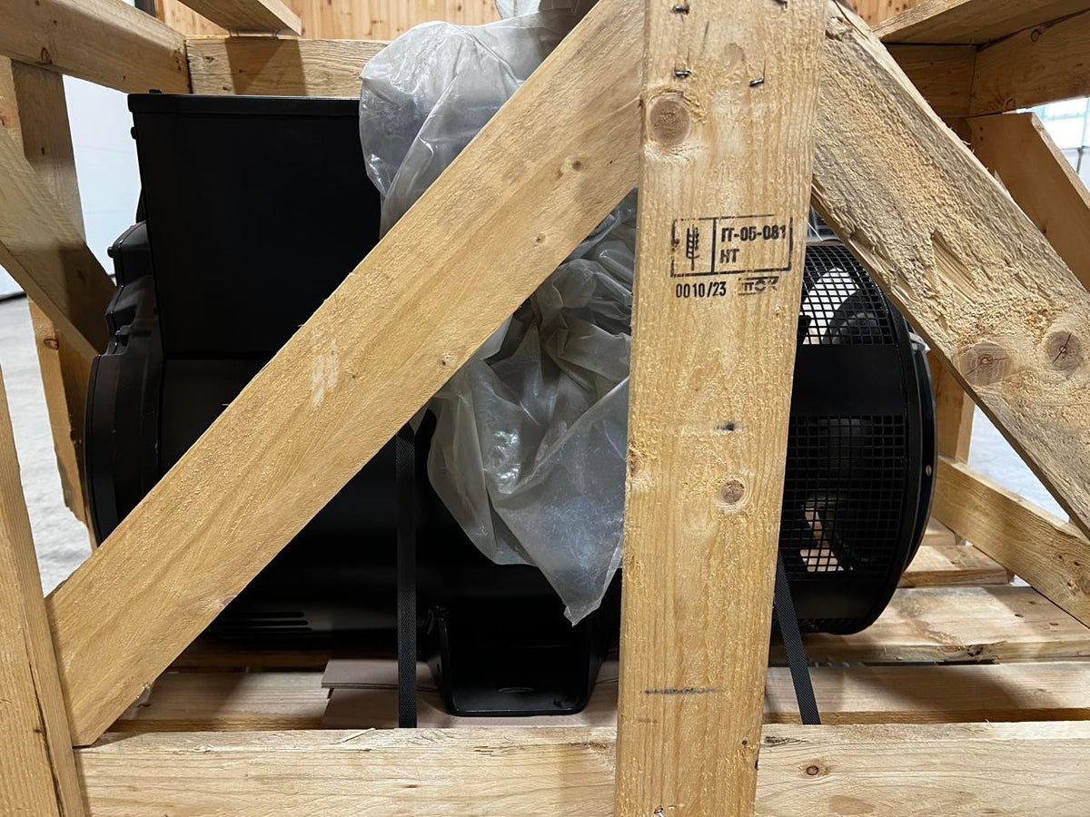 _100 kW Unused Marelli Generator Head, 12 Wire Reconnectable 120 to 480
