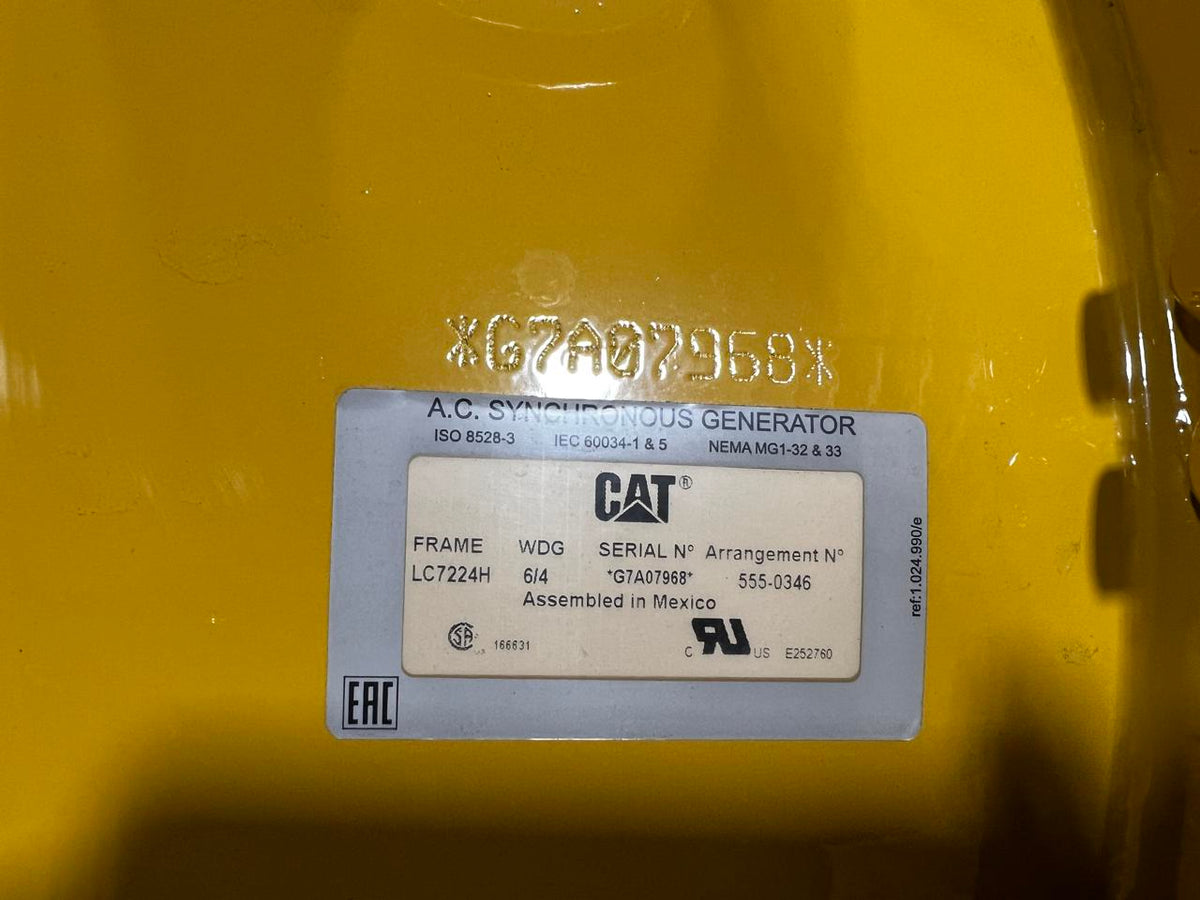 CAT Unused Generator Head, 700 kW, New Surplus, 0 Hours