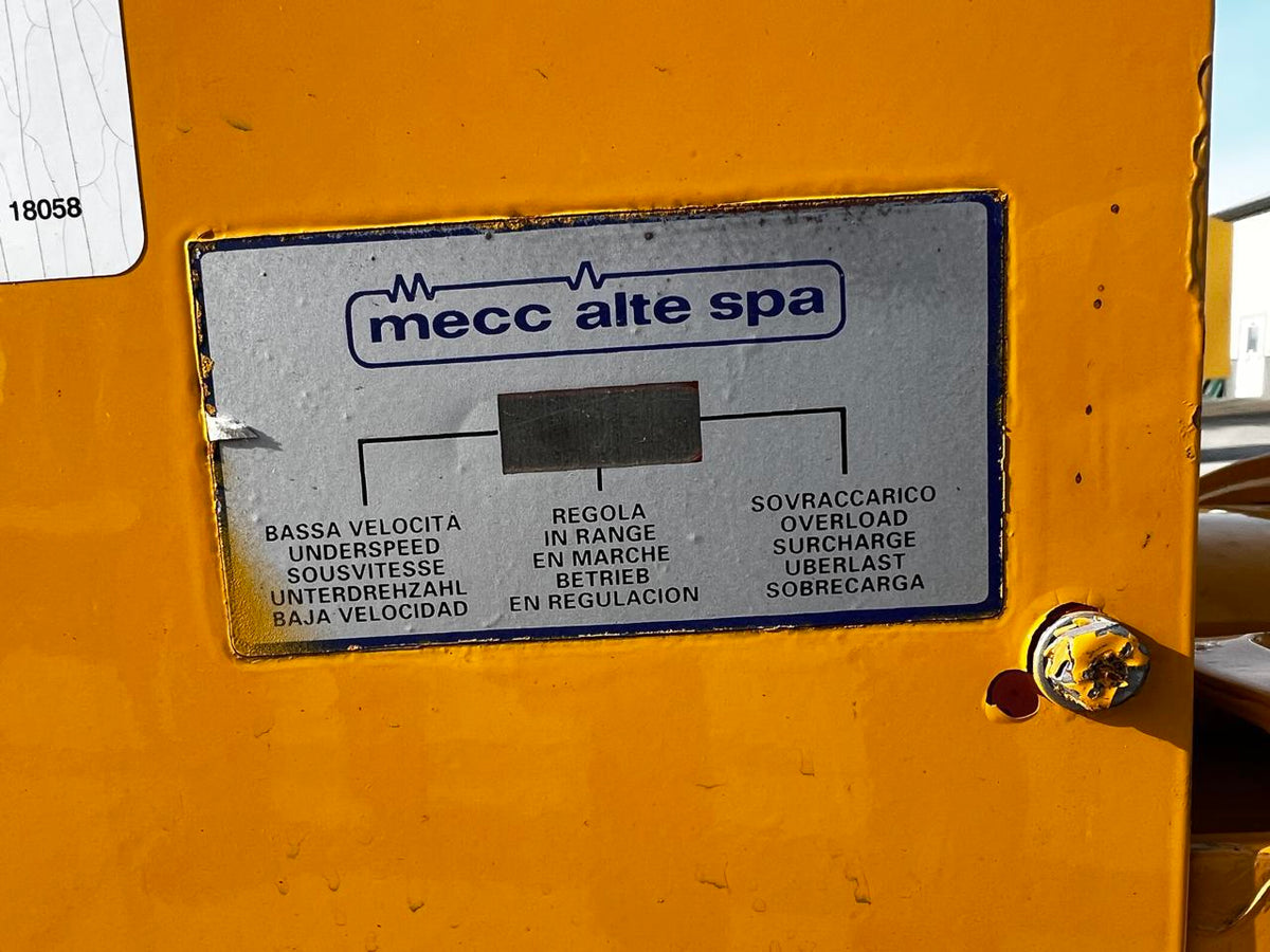 Mecc Alte Gen End, 75 kW, 240 Hours since new, 12 Lead Reconnectable from 120 V to 480 Volt