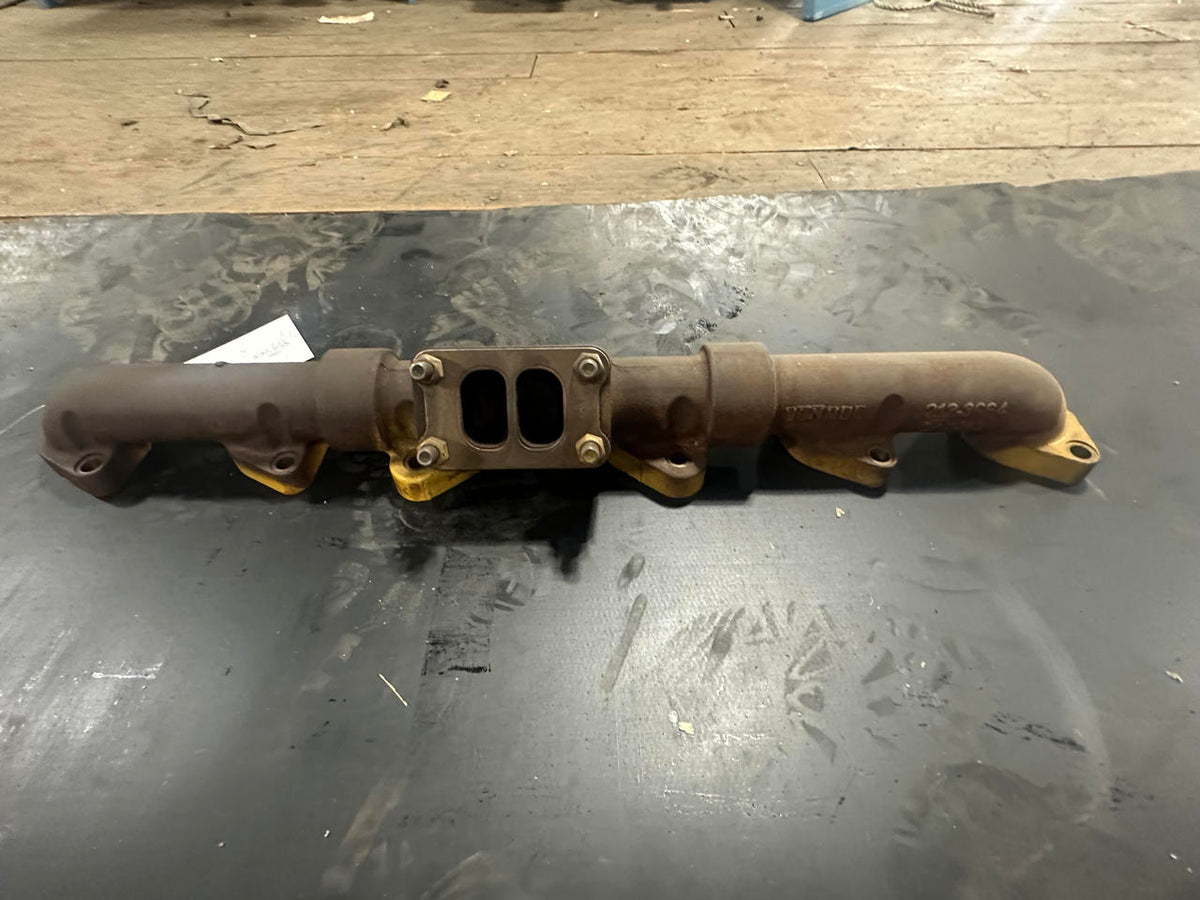 C7 CAT Exhaust Manifold, Tier 3, Single Turbo Industrial Application
