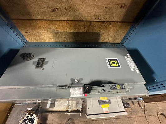 Square D Fusable Disconnect with Motor Starter Contactor