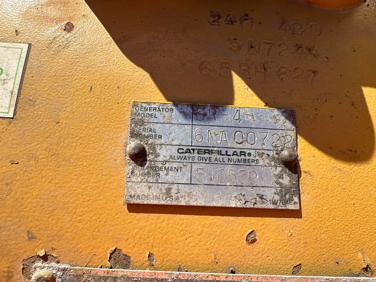 CAT SR4 Generator Head, 965 kW, Year – approx. 1987, 450 Hours