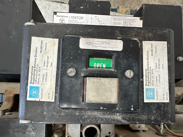 Motorized Electronic Breaker Westinghouse, 4000 Amp