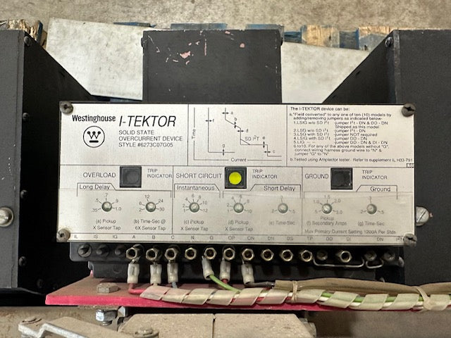 Motorized Electronic Breaker Westinghouse, 4000 Amp