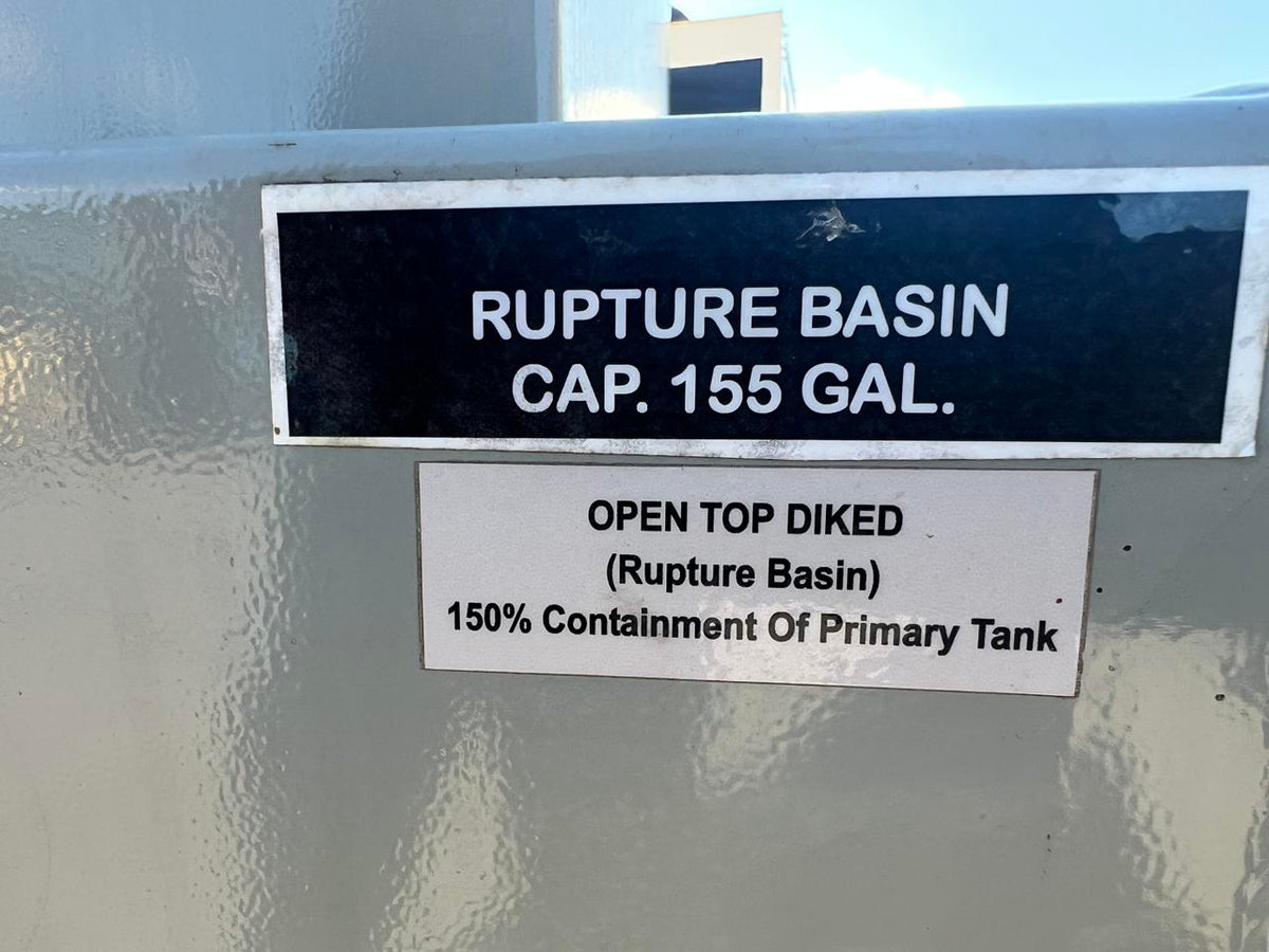 155 Gallon Fuel Tank with Dual Electric Pumps, 120/240 Volt, 1 Phase