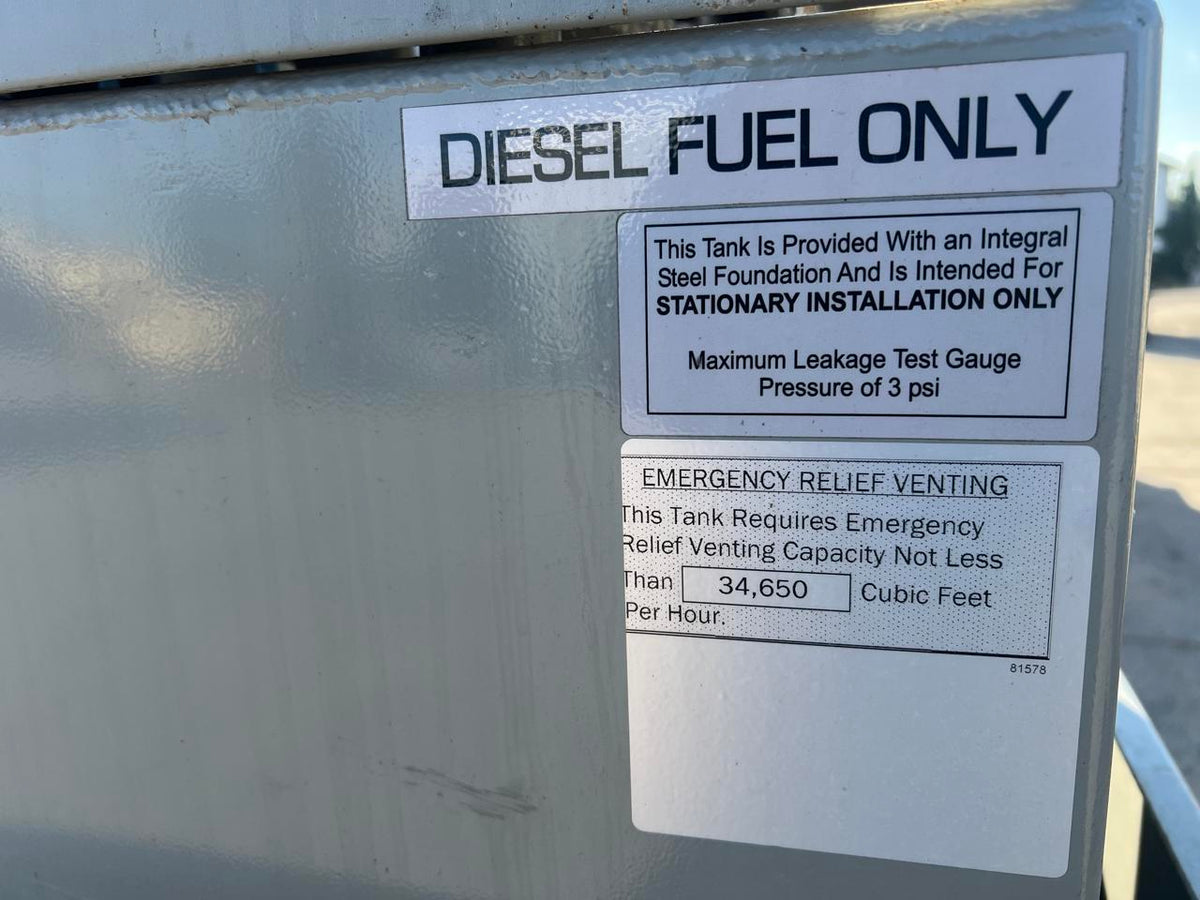 155 Gallon Fuel Tank with Dual Electric Pumps, 120/240 Volt, 1 Phase