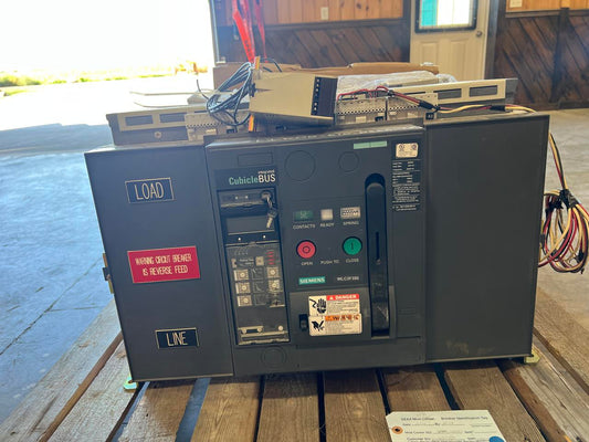 5000 Amp Siemens Motorized Braker with Adjustable Trip Unit Includes a GFCI Module