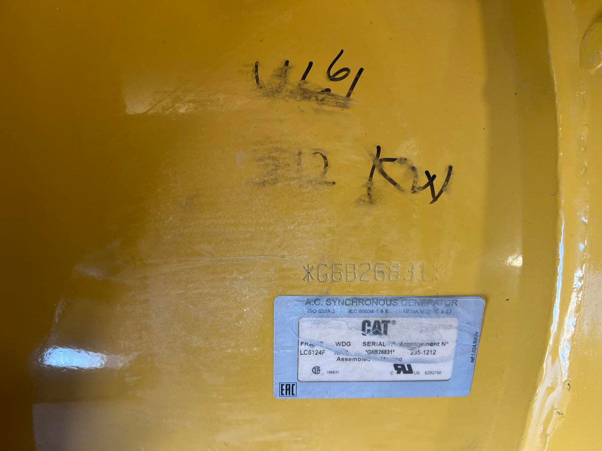 512 kW New CAT Generator End with 12 Wire Reconnectable