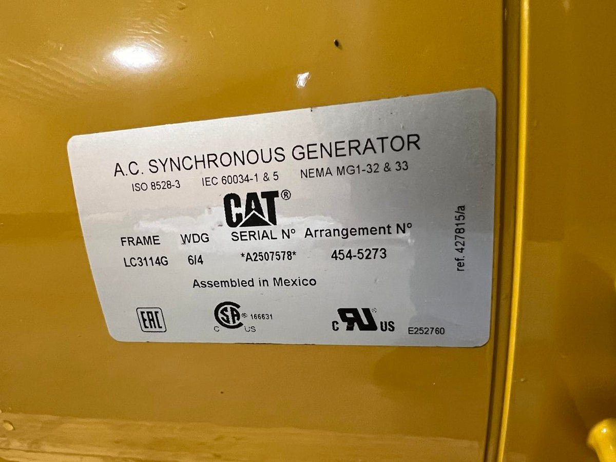 130 kW CAT New Surplus Generator End, 12 Wire Reconnectable DSLP1116