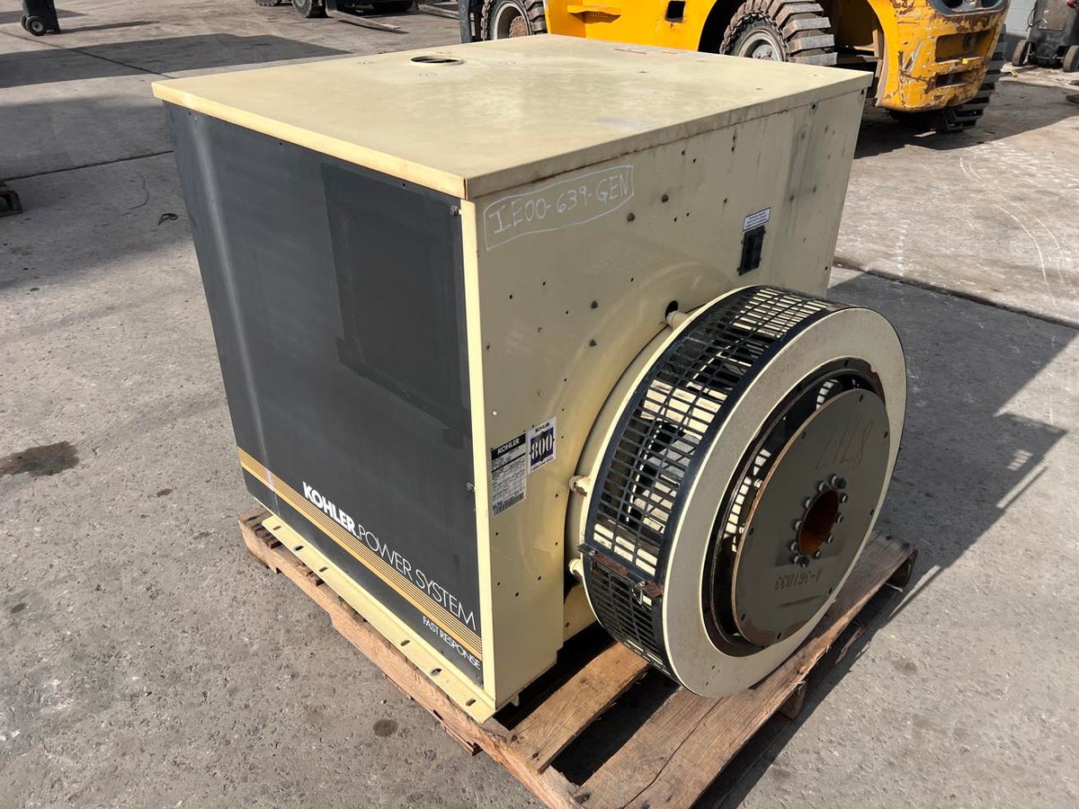 180 kW Kohler Gen End Taken Off 8.1 JD Engine, Load Tested 862 Hours