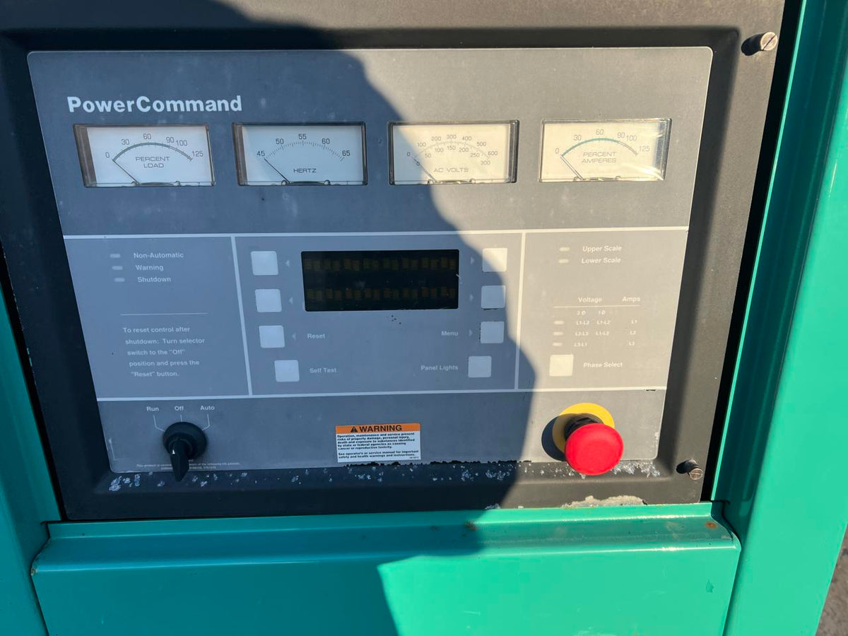 400 kW Onan/Cummins Gen End with Controller and Braker, 129 Hours, Year – 2001