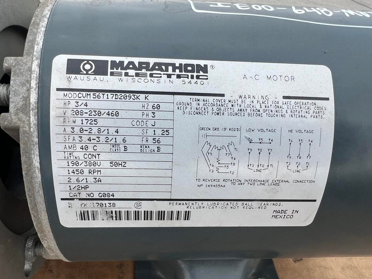 3/4 HP Fuel Transfer Pump, 3 Phase