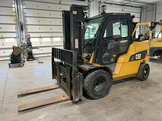CAT DP55 Forklift 12000 lb capacity Diesel Triple Stage Mast Side Shift Fork Positioner 42″ Forks DSLP1138